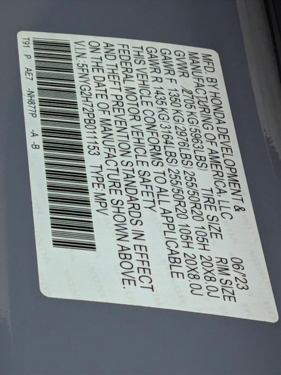 2023 Honda Pilot Touring 2WD