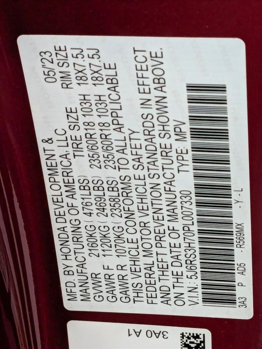 2023 Honda CR-V EX-L 2WD