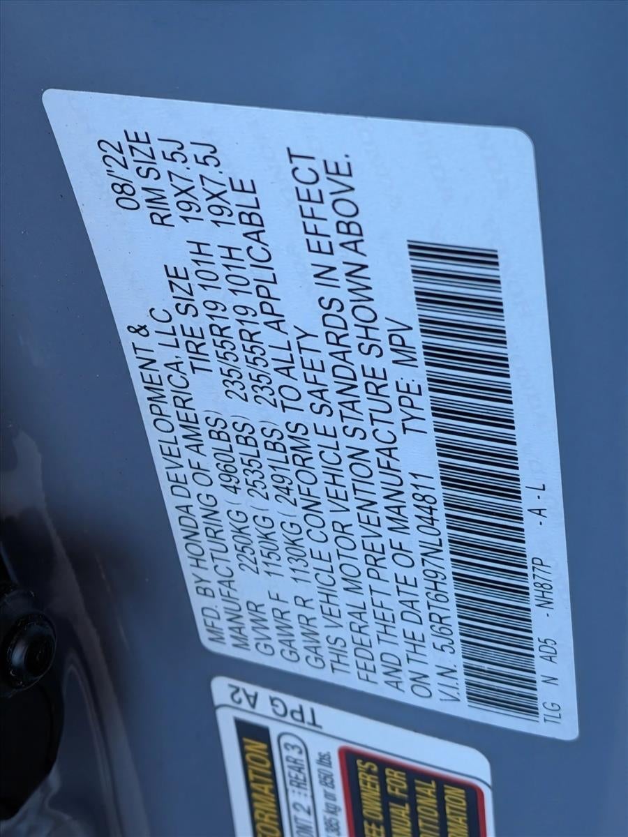 2022 Honda CR-V Hybrid Touring AWD
