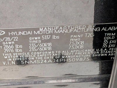 2023 Hyundai SANTA FE SEL FWD