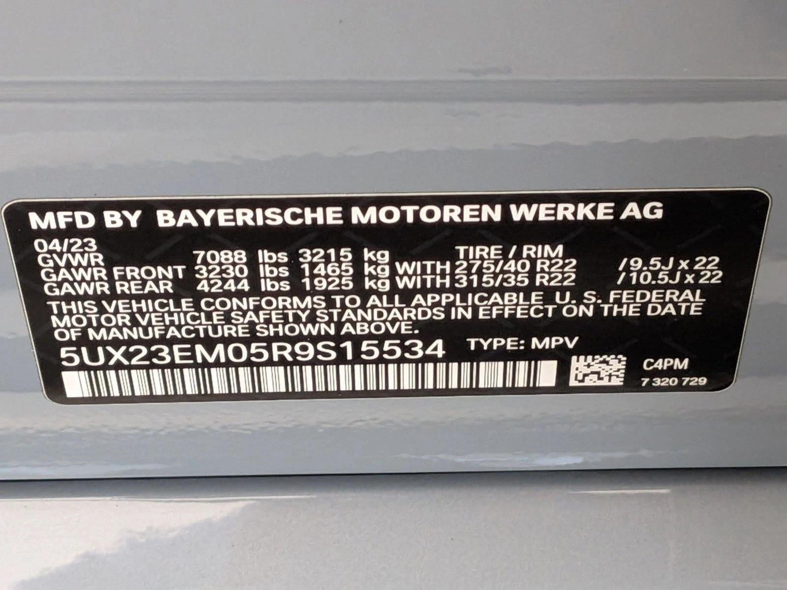 2024 BMW X7 xDrive40i Sports Activity Vehicle