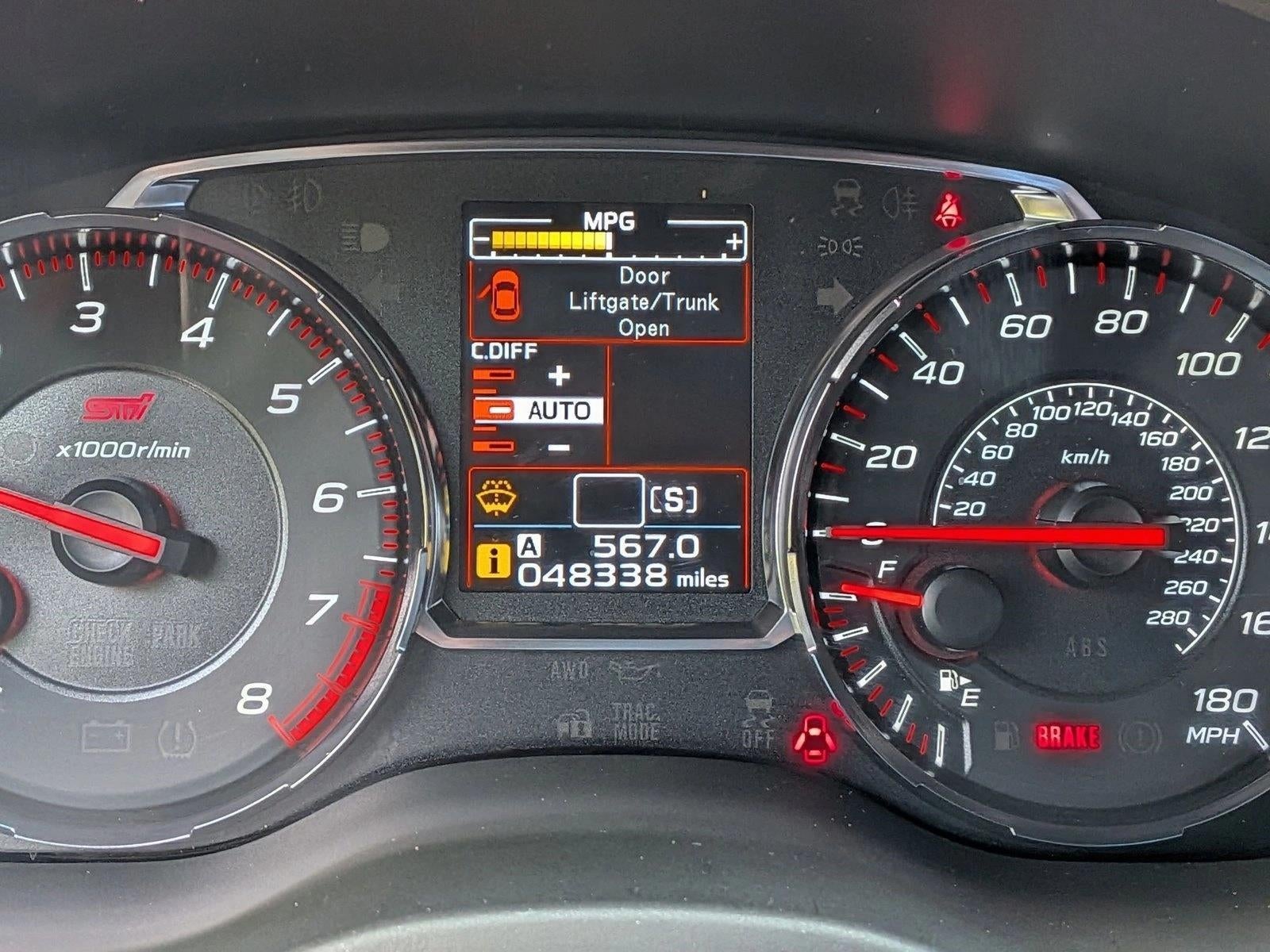 2019 Subaru WRX STI Manual