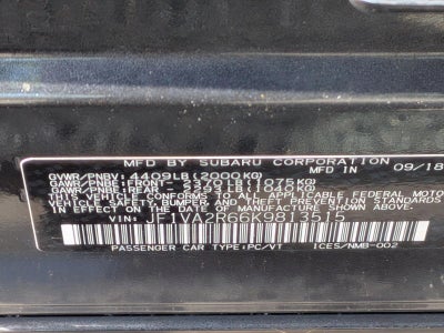 2019 Subaru WRX STI Manual