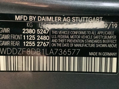 2020 Mercedes-Benz E-Class E 350 RWD Sedan