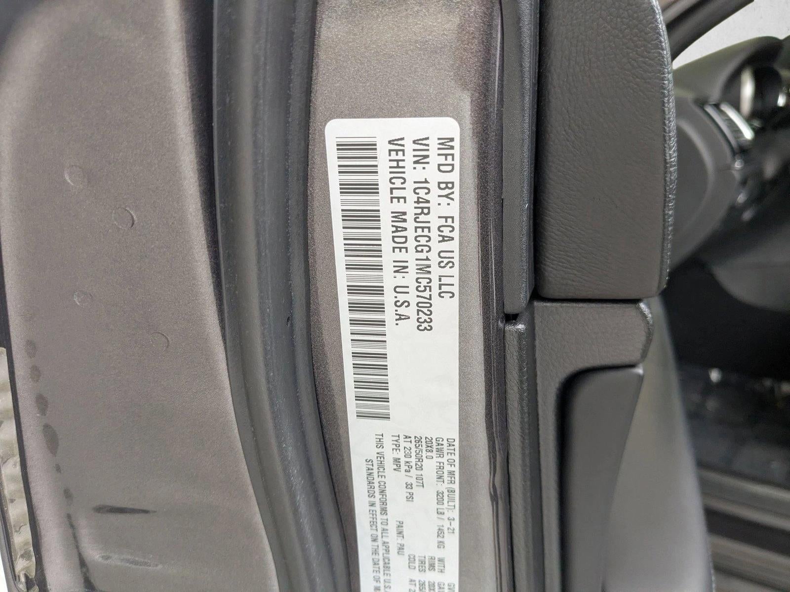 2021 Jeep Grand Cherokee Overland 4x2