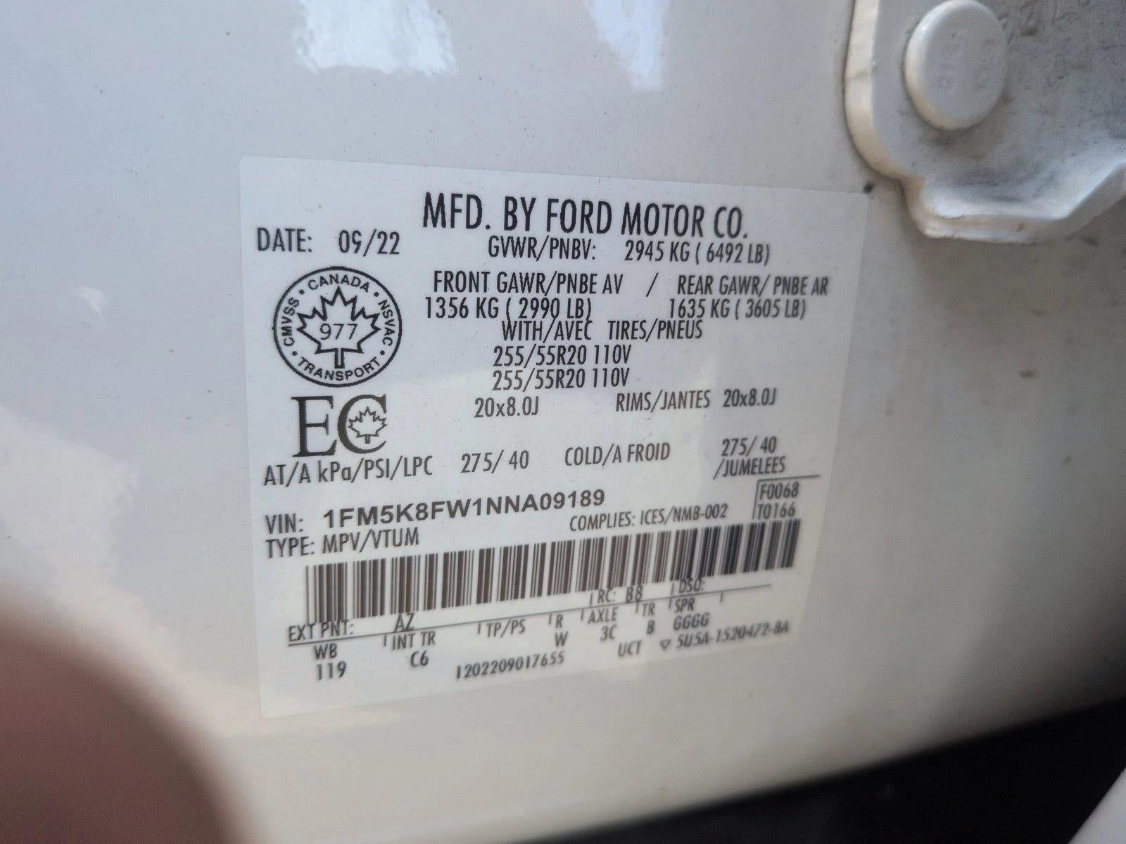 2022 Ford Explorer Limited 4WD