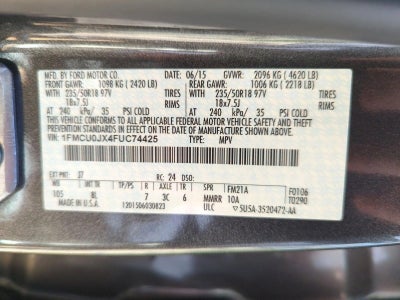 2015 Ford Escape FWD 4dr Titanium