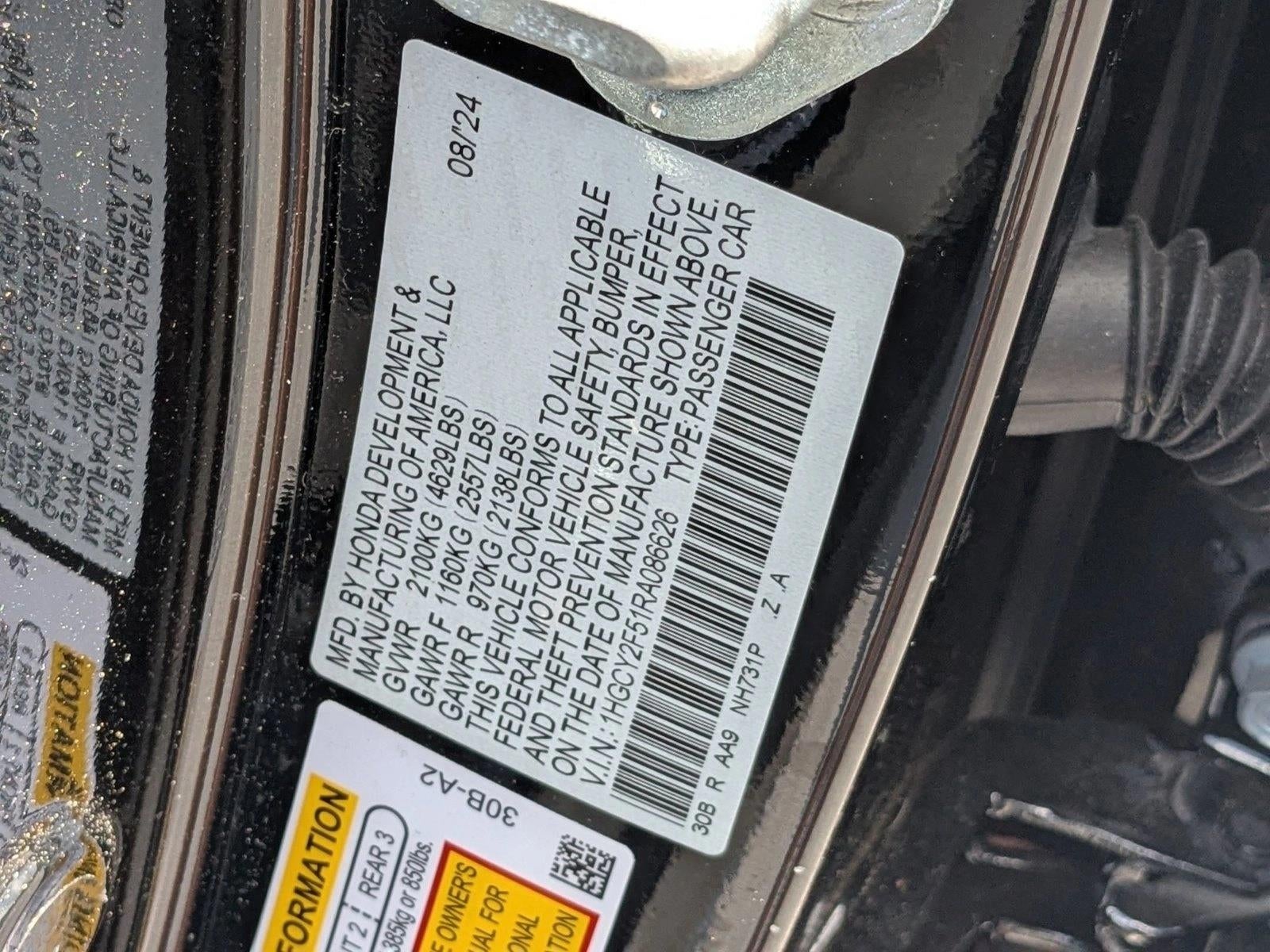2024 Honda Accord Hybrid Sport Sedan