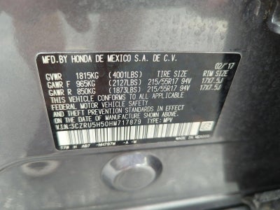 2017 Honda HR-V EX 2WD CVT