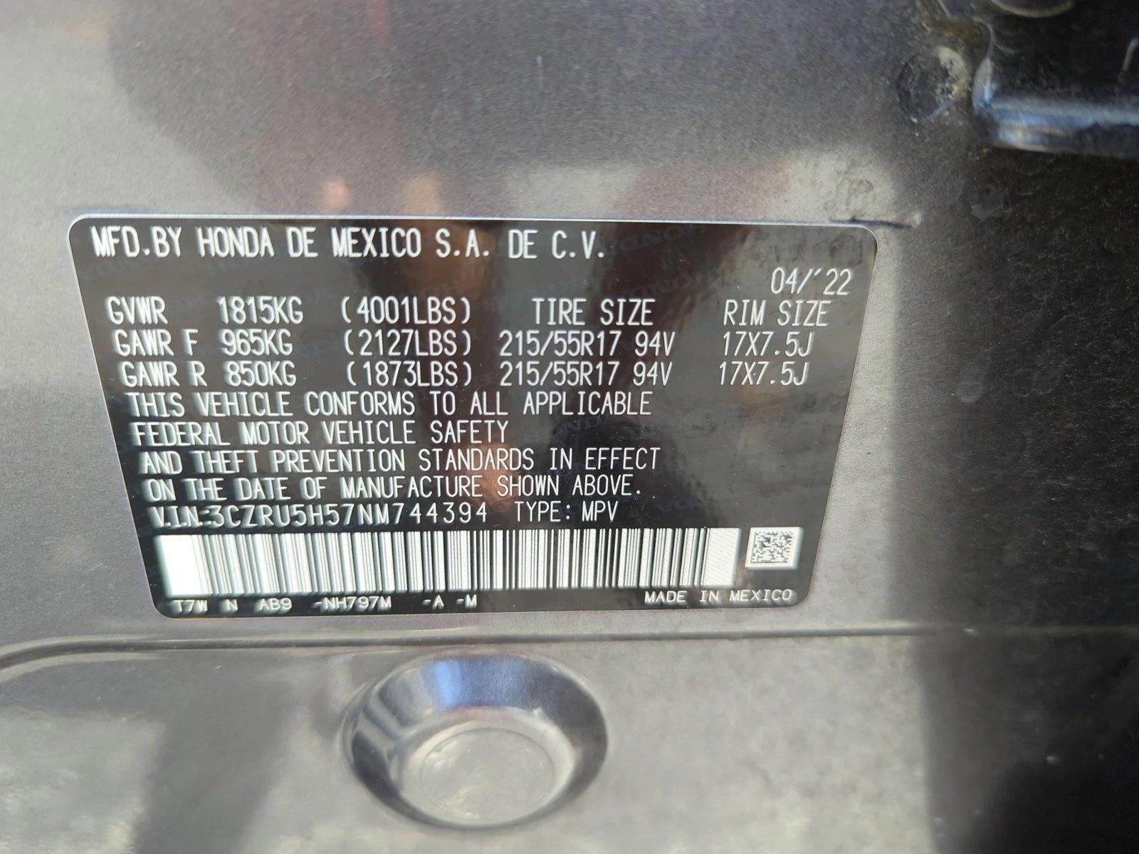 2022 Honda HR-V EX 2WD CVT