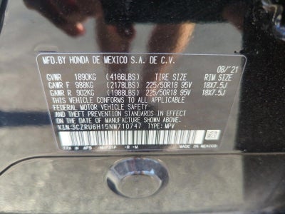 2022 Honda HR-V Sport AWD CVT