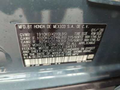 2026 Honda HR-V LX 2WD CVT