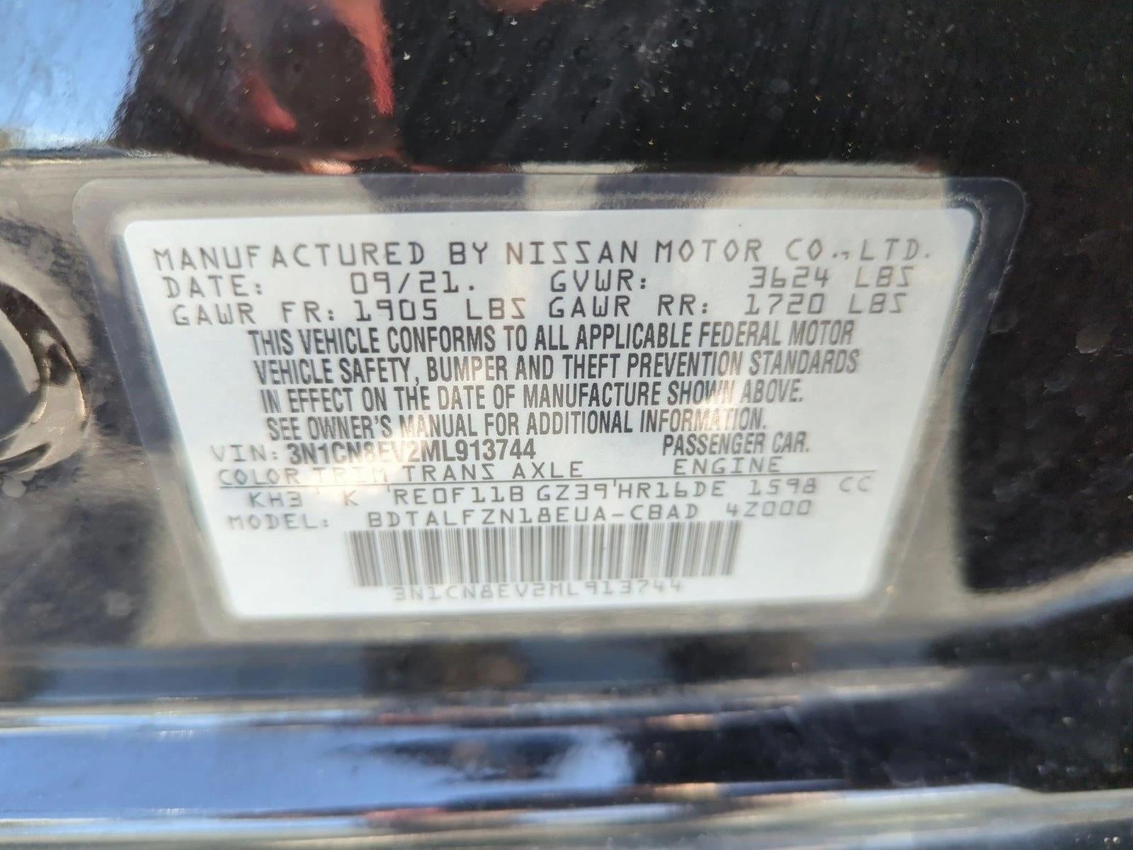 2021 Nissan Versa SV CVT