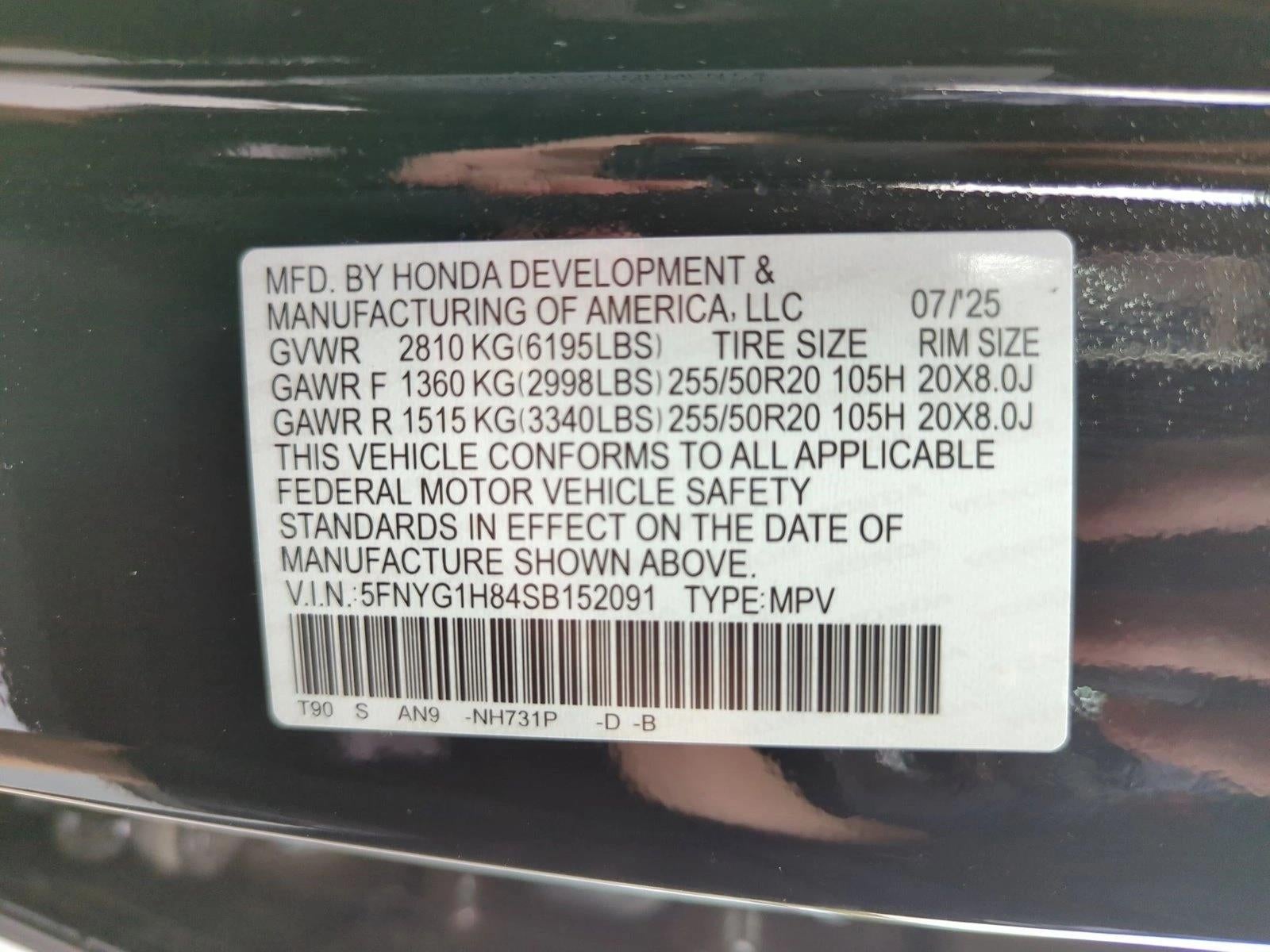 2025 Honda Pilot Elite AWD