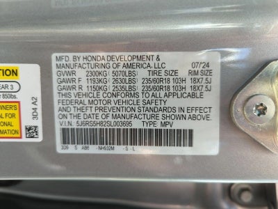 2025 Honda CR-V Hybrid Sport-L FWD