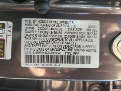 2022 Honda CR-V EX 2WD