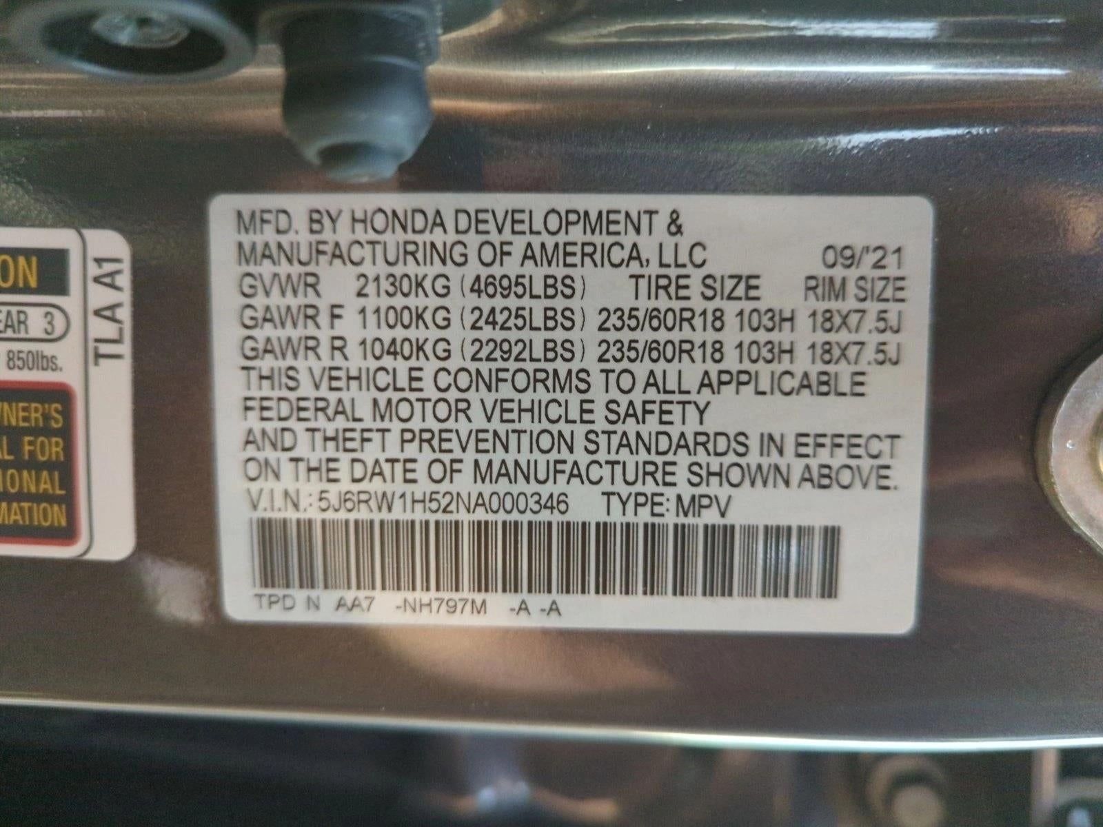 2022 Honda CR-V EX 2WD