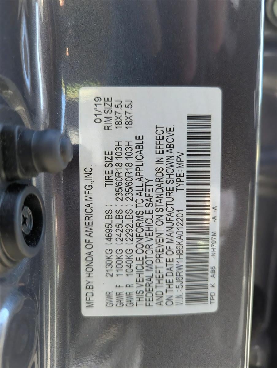 2019 Honda CR-V EX-L 2WD