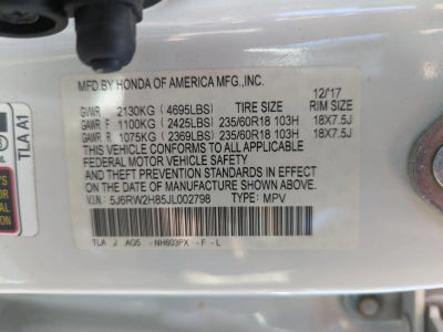 2018 Honda CR-V EX-L AWD