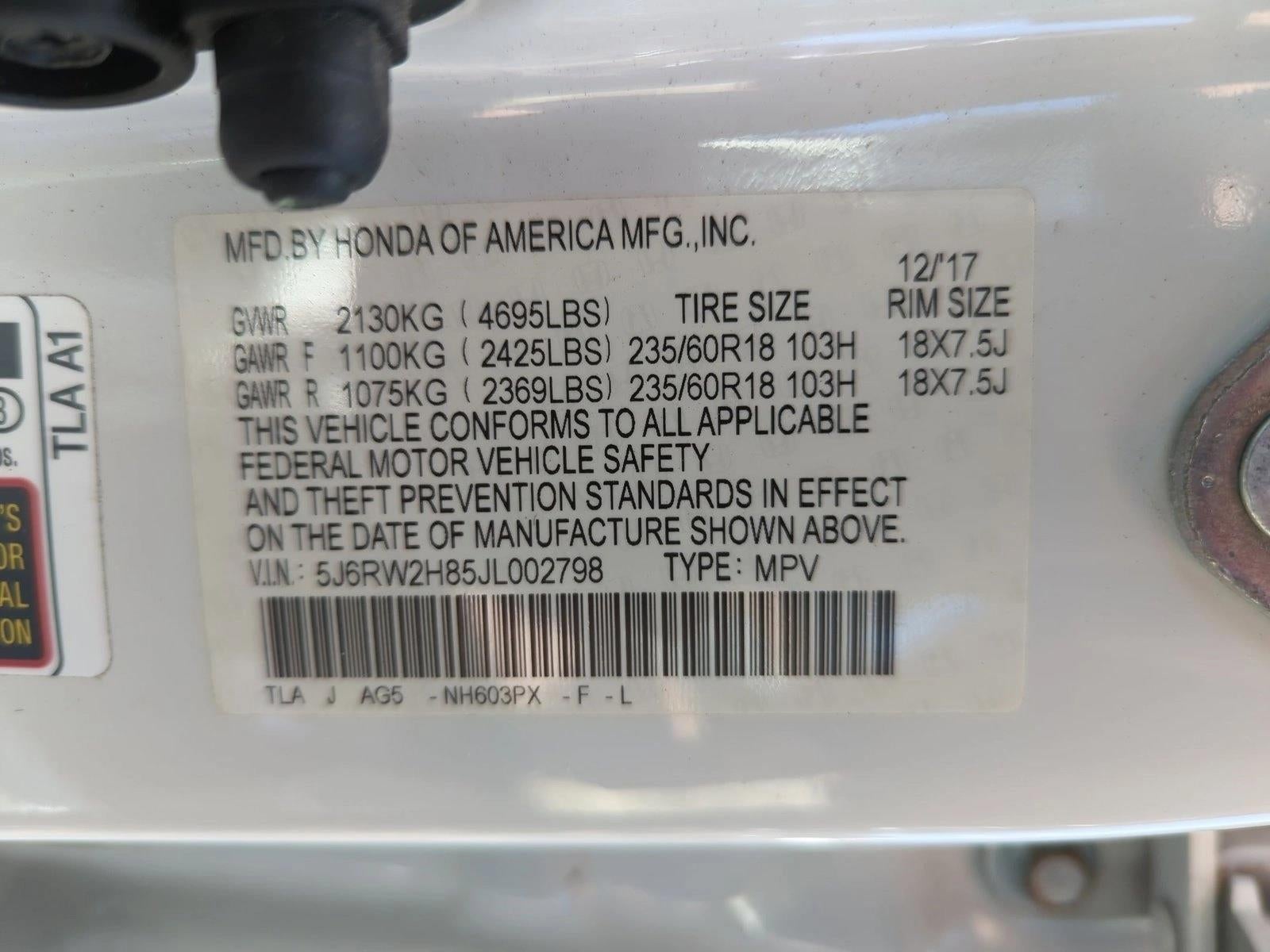 2018 Honda CR-V EX-L AWD