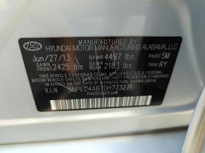 2013 Hyundai SONATA 4dr Sdn 2.0T Auto Limited