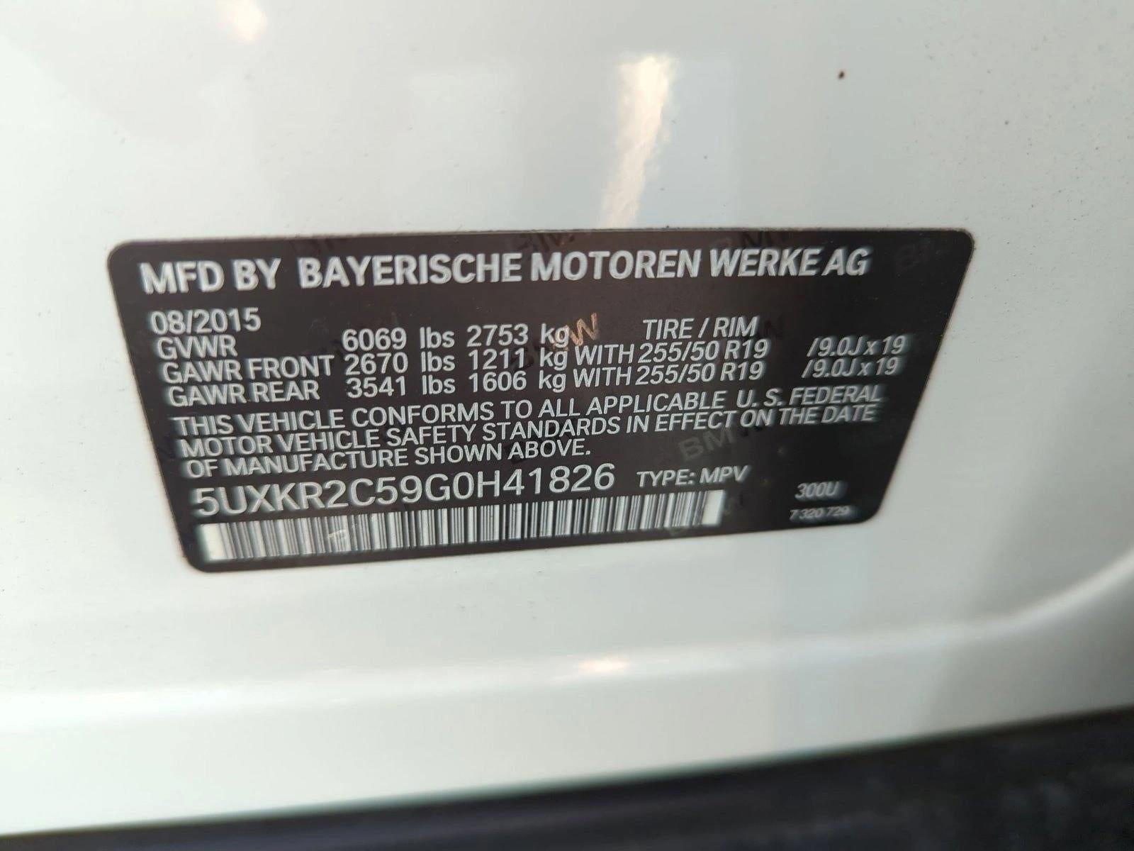 2016 BMW X5 sDrive35i RWD 4dr SAV