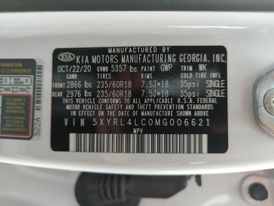 2021 Kia Sorento S FWD