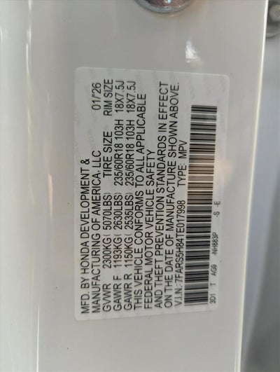 2026 Honda CR-V Hybrid Sport-L FWD