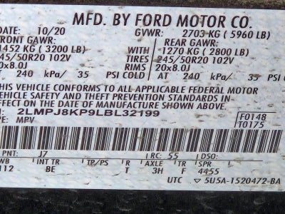 2020 Lincoln Nautilus Reserve AWD