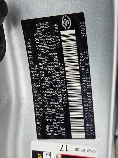 2014 Toyota Avalon 4dr Sdn XLE (SE)