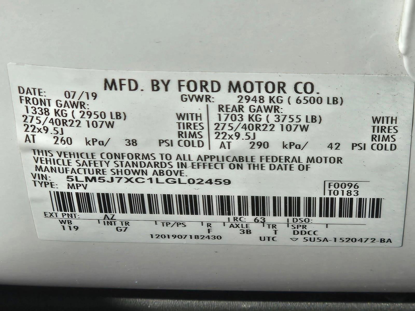 2020 Lincoln Aviator Reserve AWD