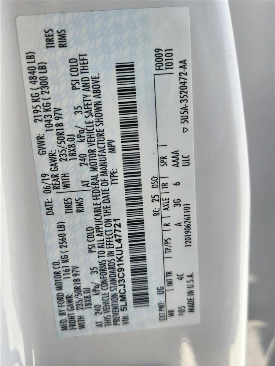 2019 Lincoln MKC Reserve FWD