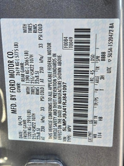 2024 Lincoln Nautilus Black Label AWD