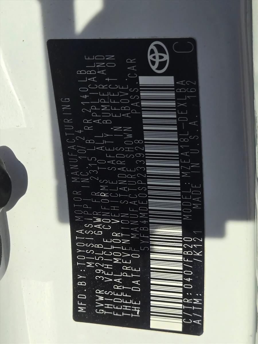 2025 Toyota Corolla LE CVT (Natl)