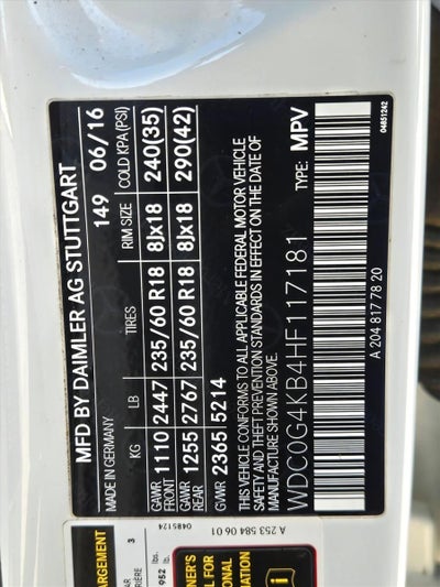 2017 Mercedes-Benz GLC GLC 300 4MATIC® SUV