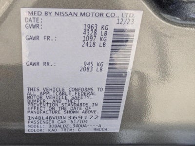 2024 Nissan Altima 2.5 S Sedan