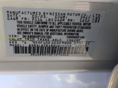 2023 Nissan Sentra S CVT