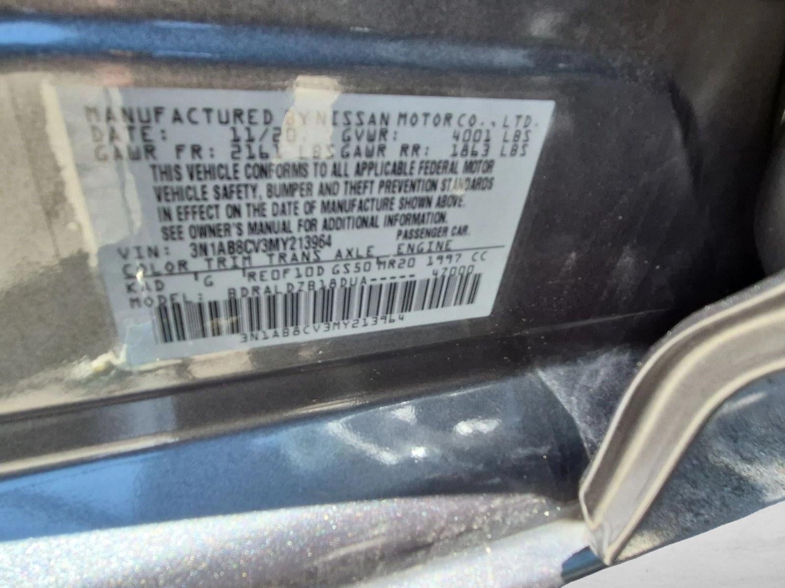 2021 Nissan Sentra SV CVT