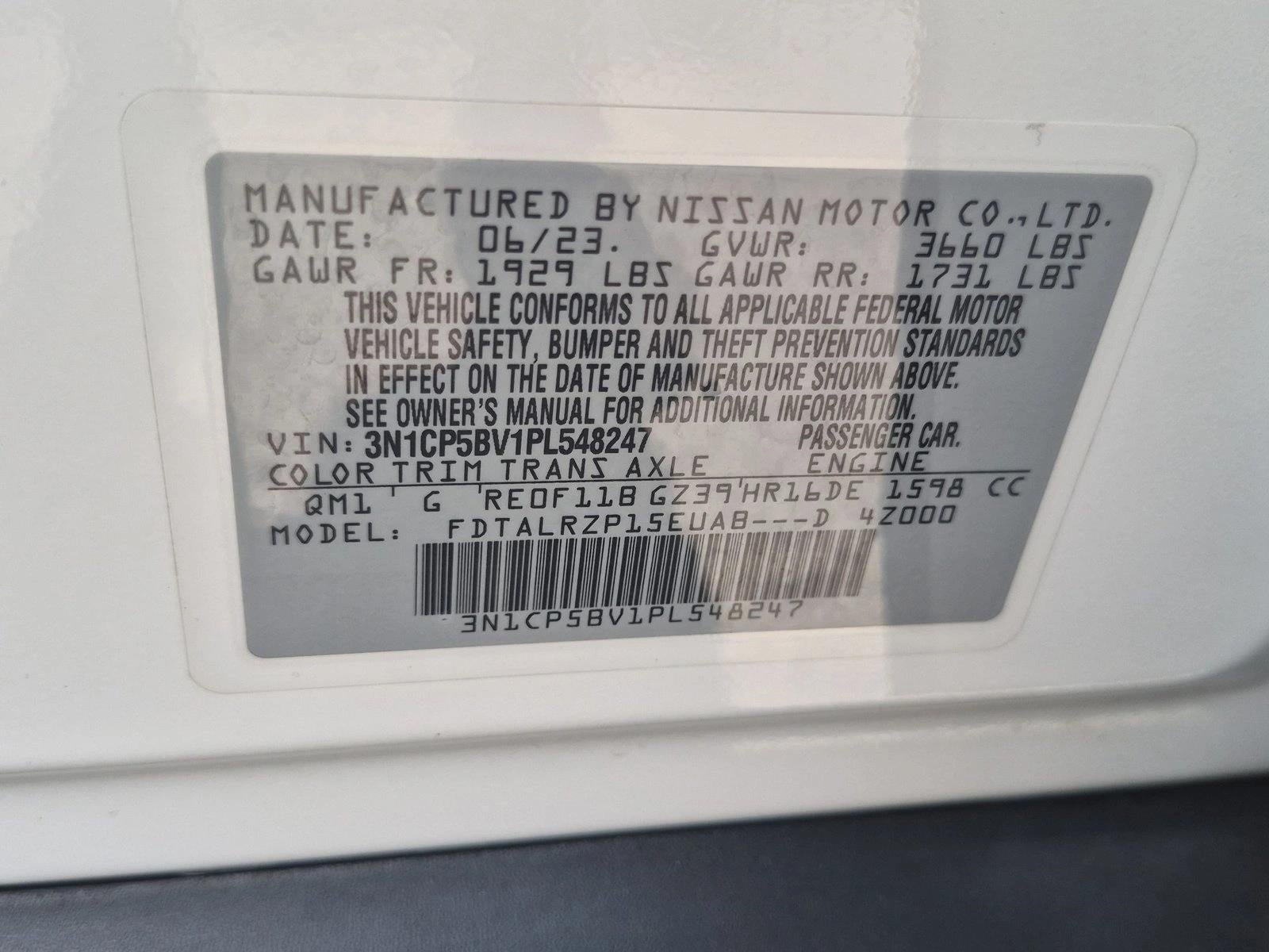 2023 Nissan Kicks S FWD