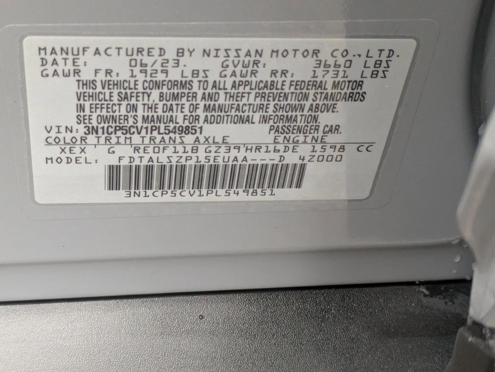 2023 Nissan Kicks SV FWD