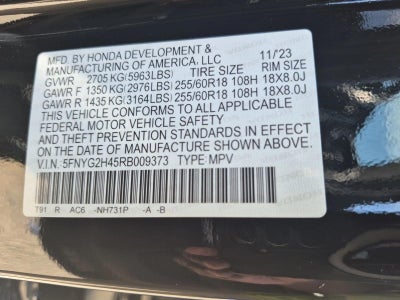 2024 Honda Pilot EX-L 8 Passenger 2WD