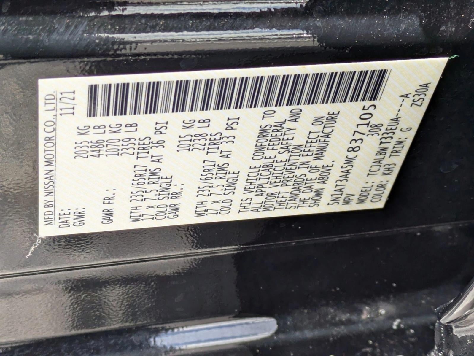 2021 Nissan Rogue FWD S