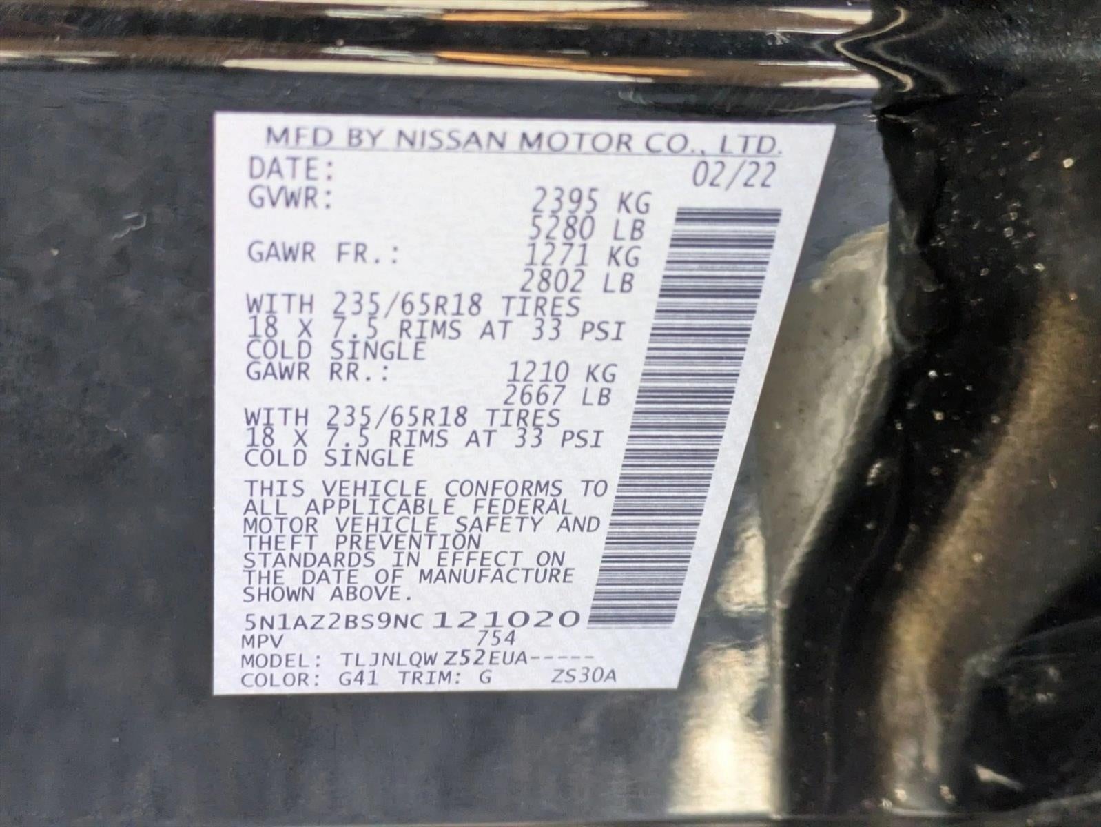 2022 Nissan Murano AWD SV