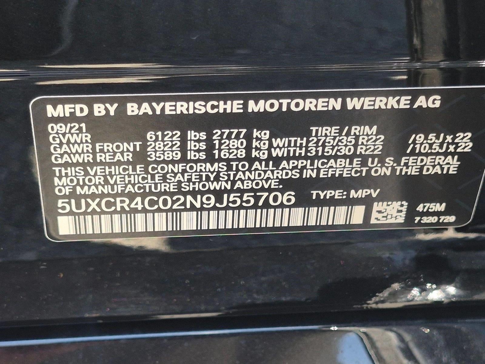 2022 BMW X5 sDrive40i Sports Activity Vehicle