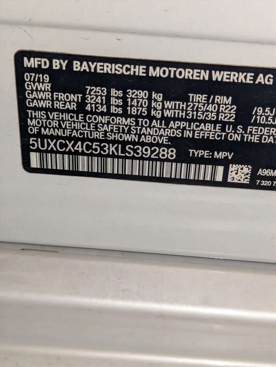 2019 BMW X7 xDrive50i Sports Activity Vehicle