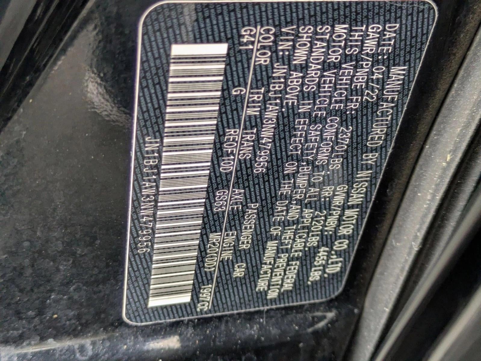 2022 Nissan Rogue Sport AWD S