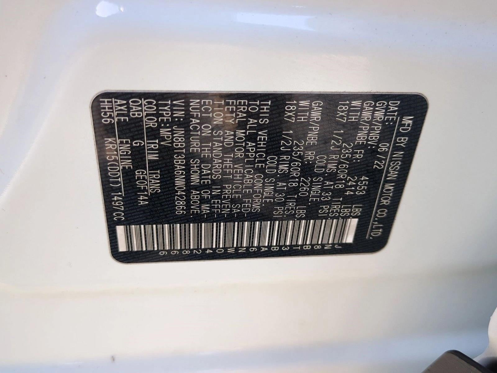 2022 Nissan Rogue FWD SV