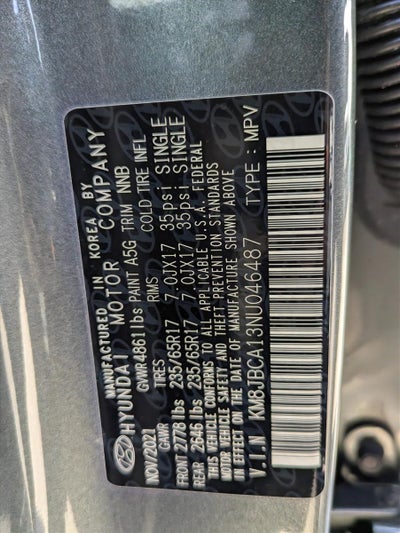 2022 Hyundai TUCSON Hybrid Blue AWD