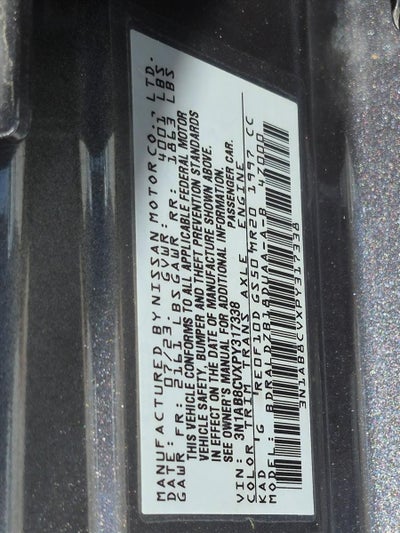 2023 Nissan Sentra SV CVT