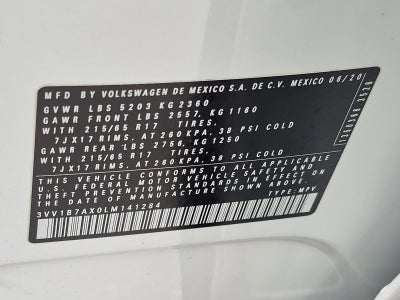 2020 Volkswagen Tiguan 2.0T S FWD